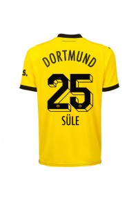 Borussia Dortmund Niklas Sule #25 Jalkapallovaatteet Kotipaita 2023-24 Lyhythihainen